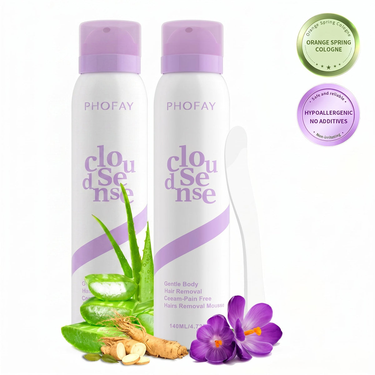 PHOFAY Spray-On Hair Removal Mousse